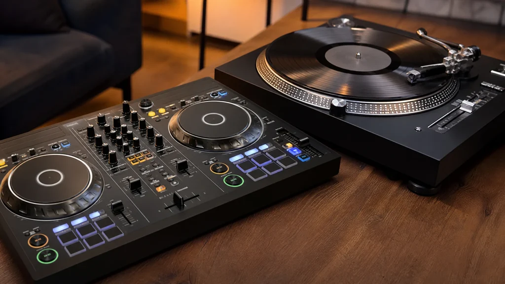Contrôleurs DJ ou platines vinyles classiques : lequel est le plus adapté aux débutants ?