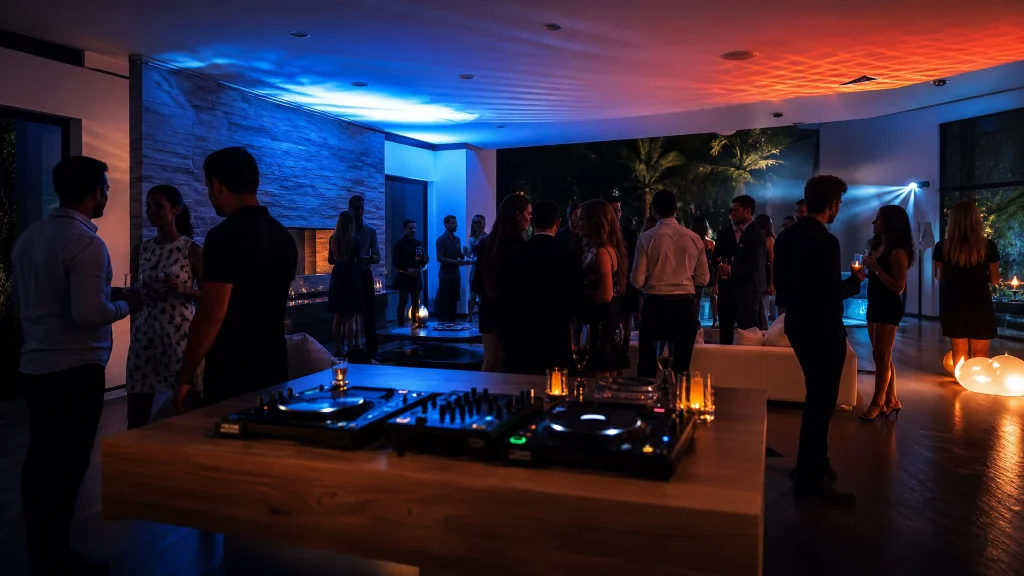 Organiser la fête parfaite : comment combiner musique, éclairage et ambiance avec brio