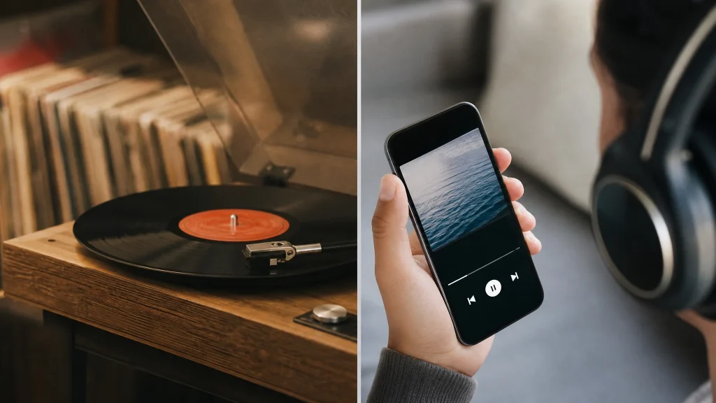 Vinyle ou streaming : comment écoutons-nous la musique aujourd’hui ?